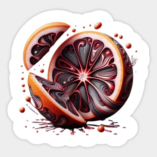 Surreal Blood Orange Sticker